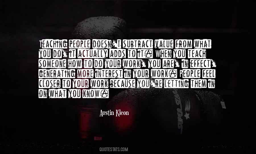 What Do You Value Quotes #1100182
