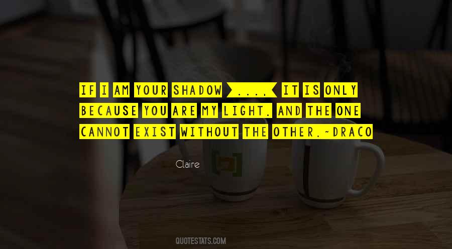 I Am Your Shadow Quotes #1434113