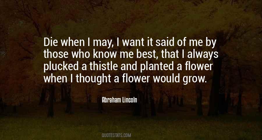 Flower Best Quotes #1183702