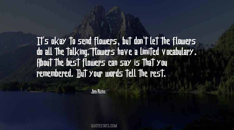Flower Best Quotes #1501446