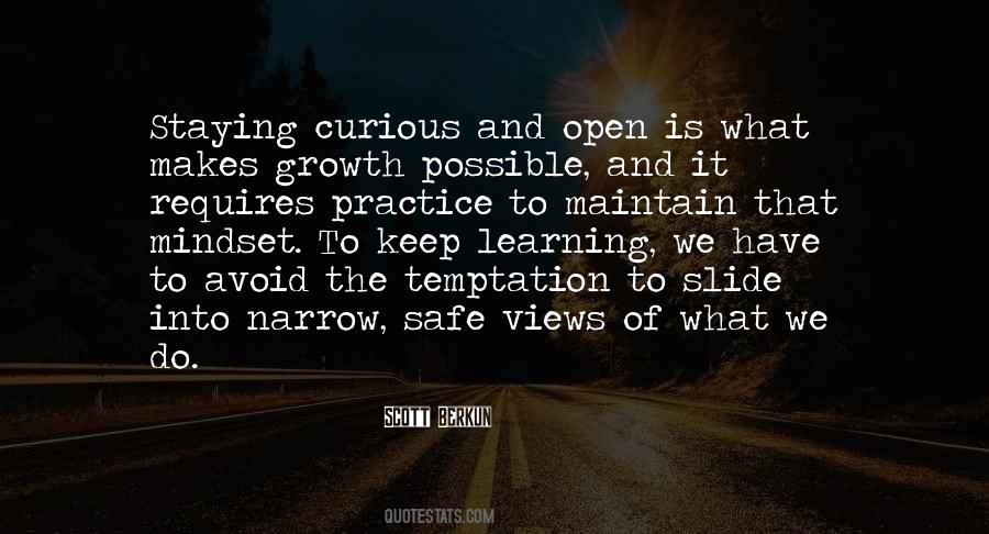 Open To Learning Quotes #1745810