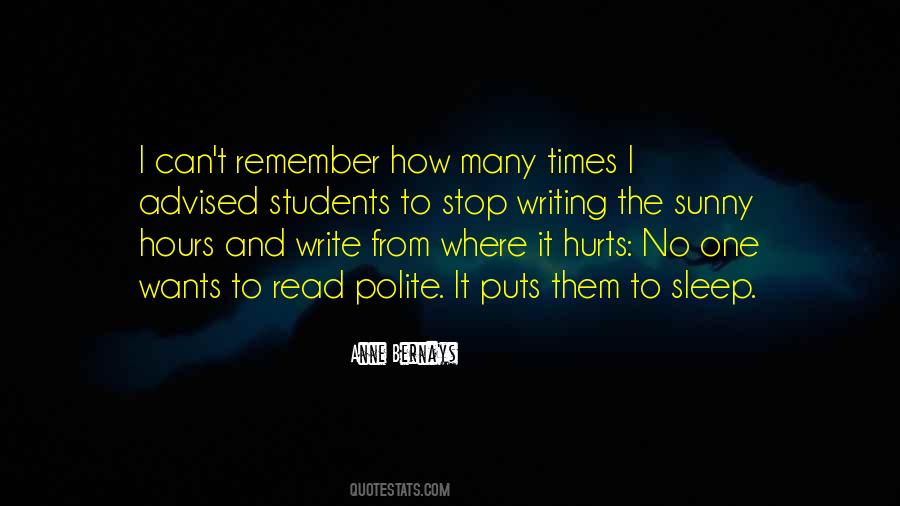 Quotes About How It Hurts #312216