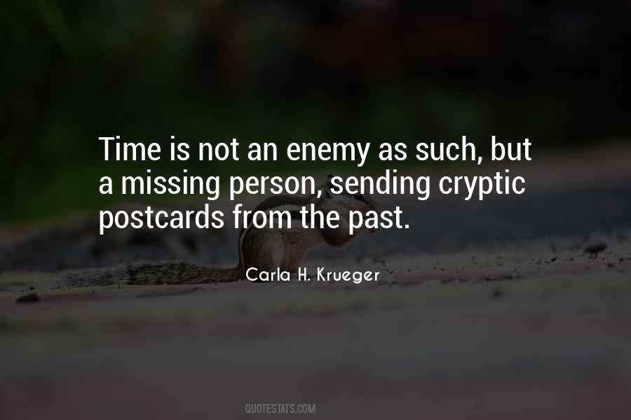 Time Is The Enemy Quotes #543474