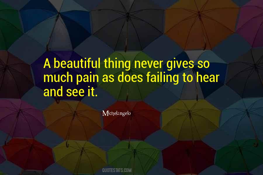 Beautiful Pain Quotes #332785