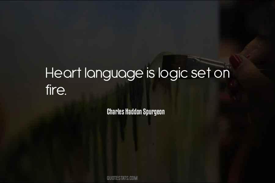 Heart Language Quotes #1775123