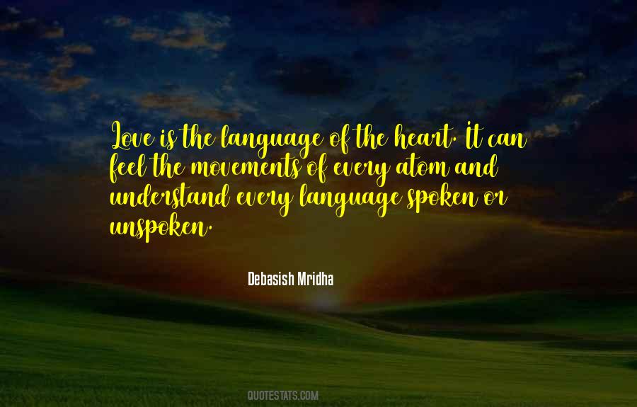 Heart Language Quotes #325330