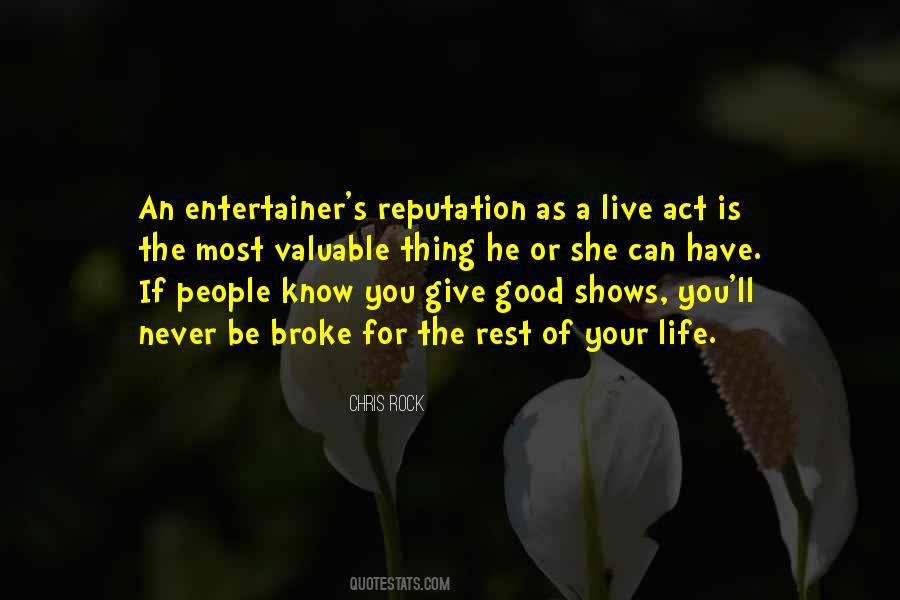 Life Is An Act Quotes #477840