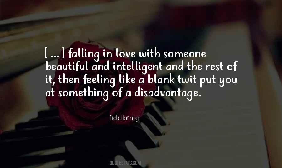 Falling In Love Someone Quotes #17806