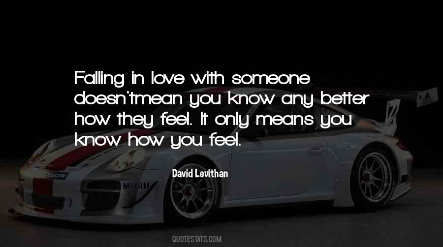 Falling In Love Someone Quotes #352770