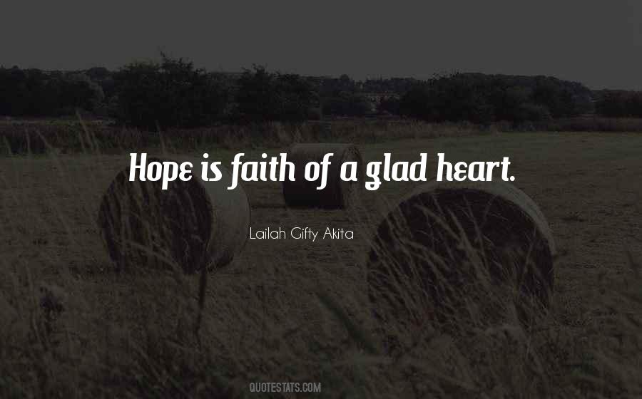 Hope Is Faith Quotes #1004283