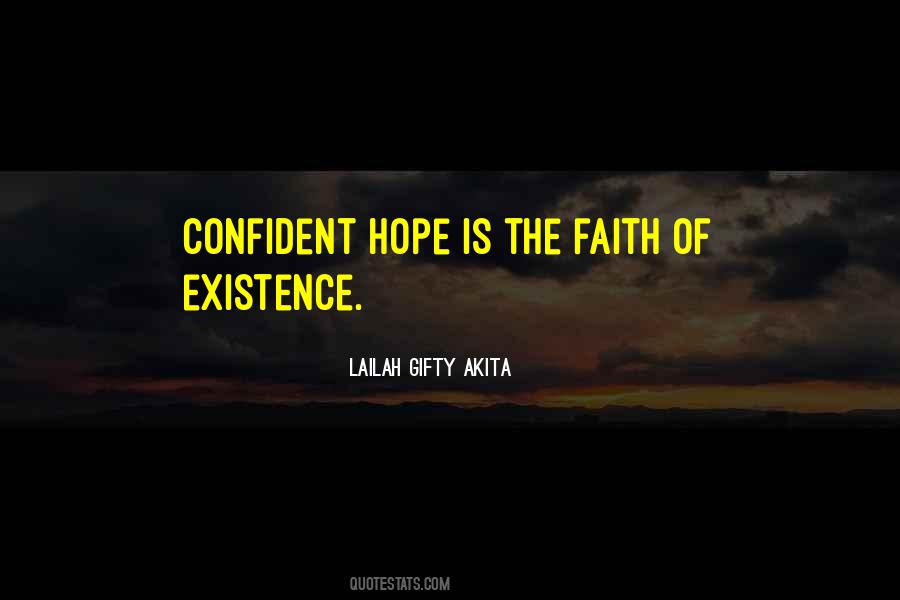 Hope Is Faith Quotes #109724
