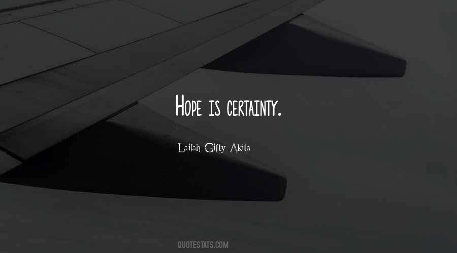 Hope Is Faith Quotes #561813