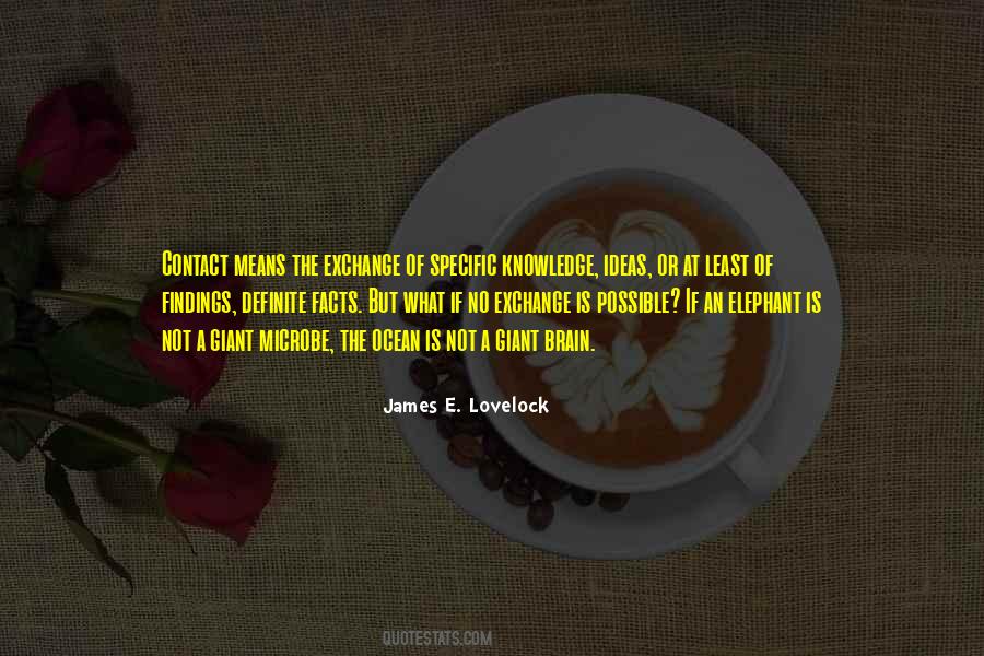 Exchange Of Knowledge Quotes #1199352