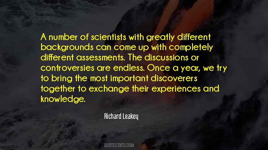 Exchange Of Knowledge Quotes #1450860