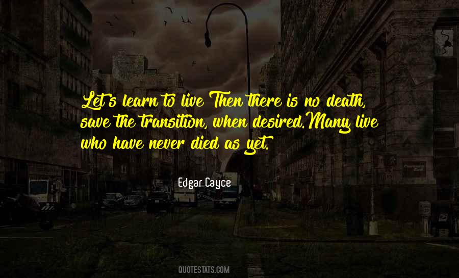 Learn To Live In Peace Quotes #1593110