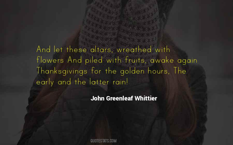 Flower Rain Quotes #117297