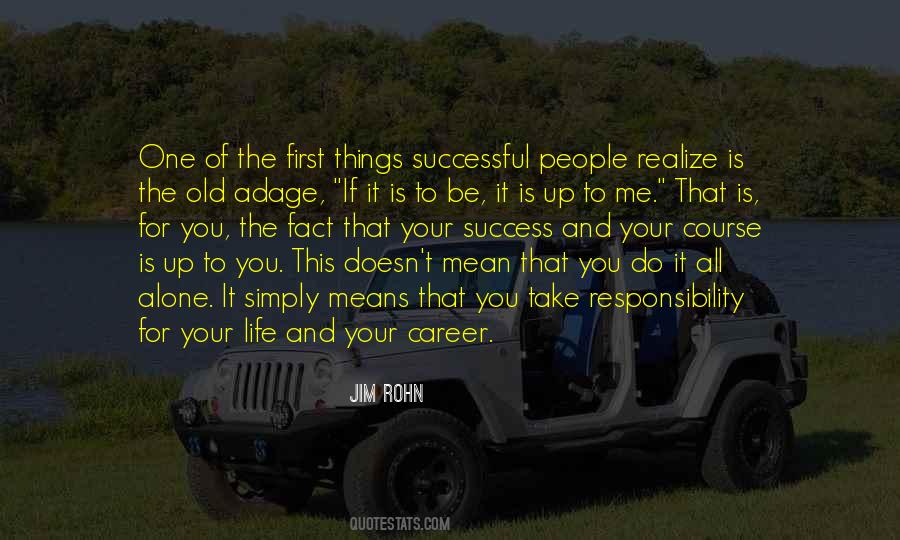 Career And Life Quotes #217521