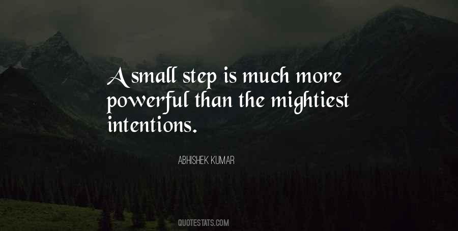 A Small Step Quotes #111964