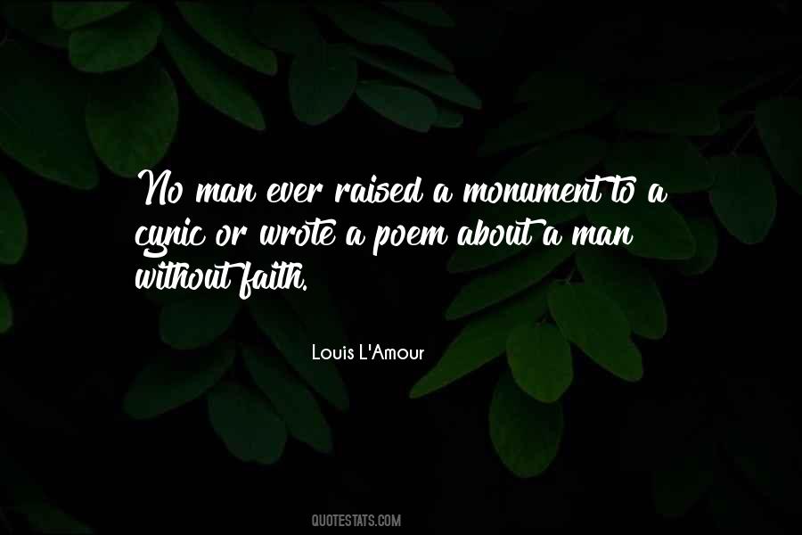 A Man Without Faith Quotes #427996