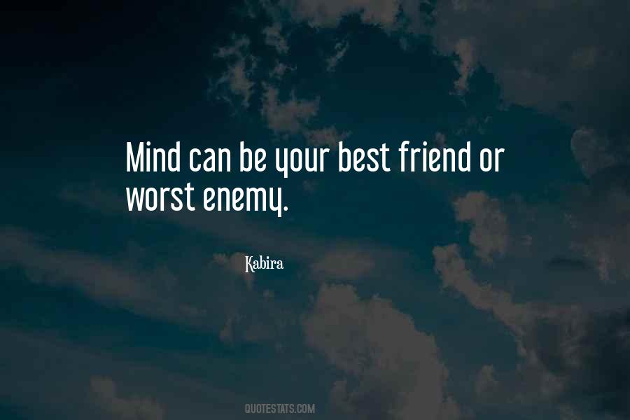 Fear Is Your Worst Enemy Quotes #880056