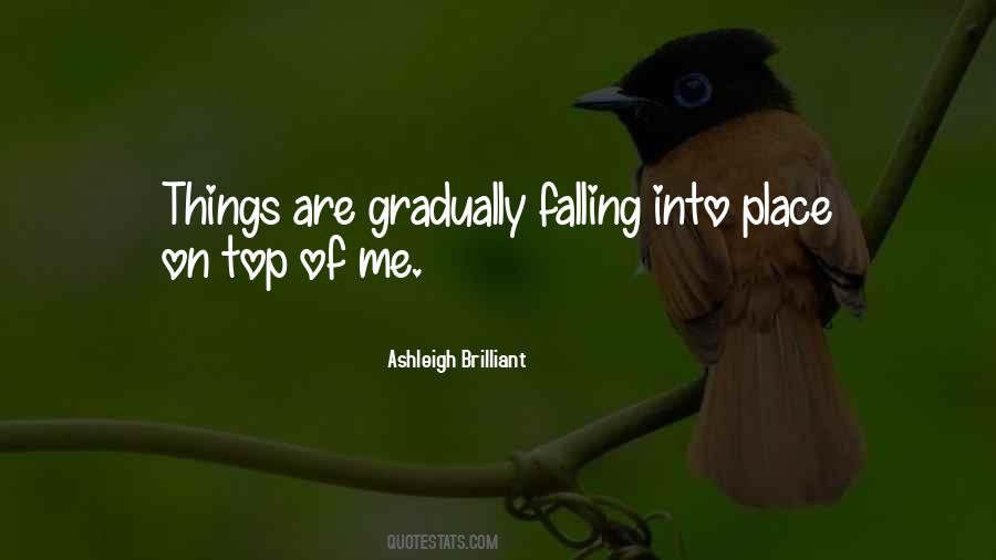 Falling Out Of Place Quotes #186199
