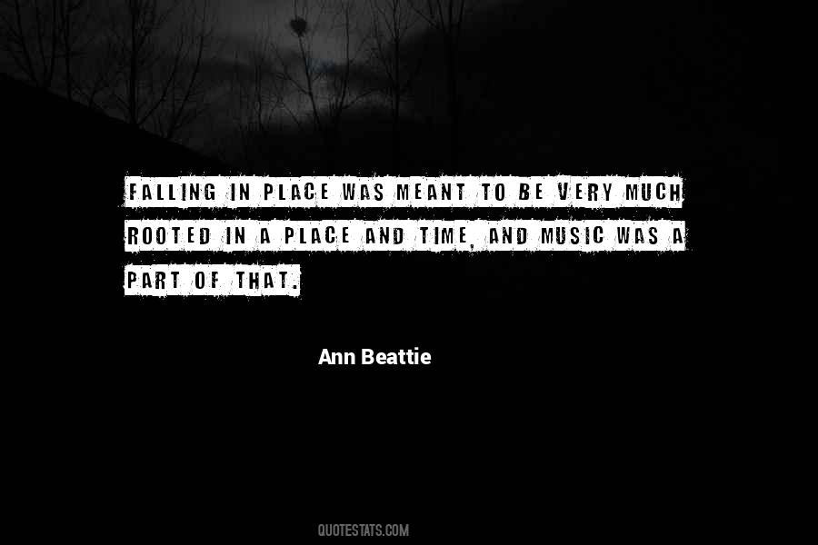 Falling Out Of Place Quotes #9207