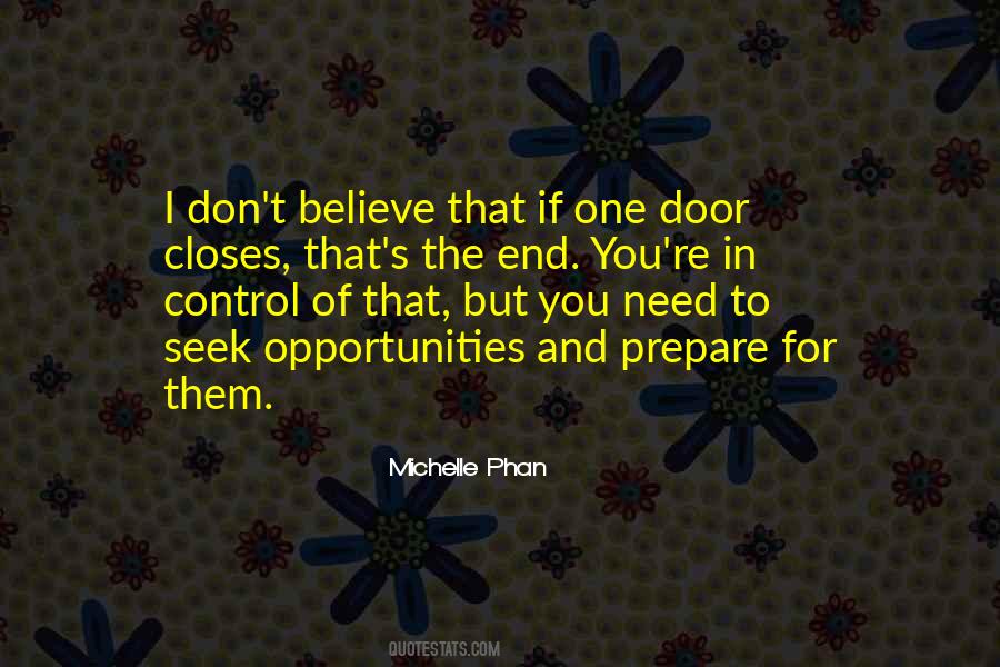 As One Door Closes Quotes #220582