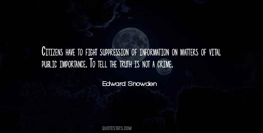 Quotes About The Importance Of Information #1312055