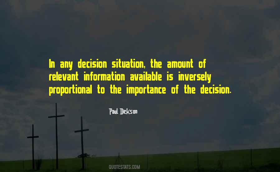 Quotes About The Importance Of Information #175796