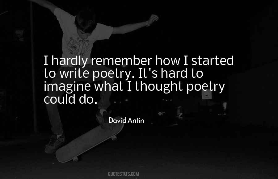 Quotes About How Hard It Is To Write #155646