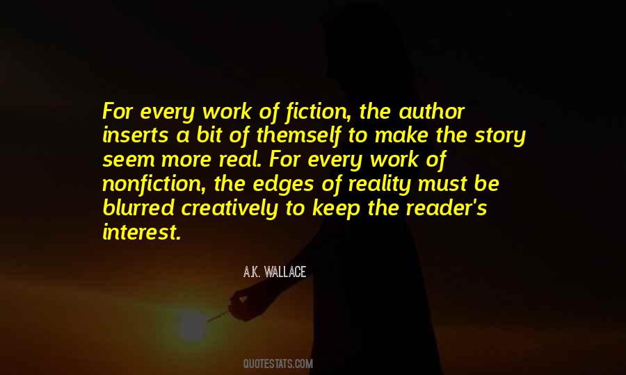 Blurred Reality Quotes #1436401
