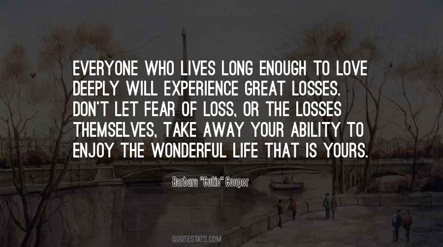 Life Losses Quotes #405054