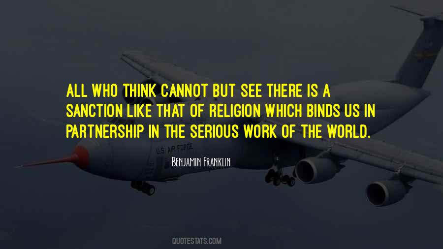 Work Is Religion Quotes #697917