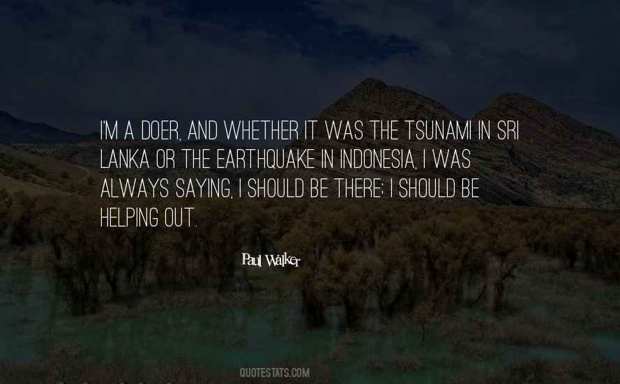 Quotes About Earthquake And Tsunami #1090060