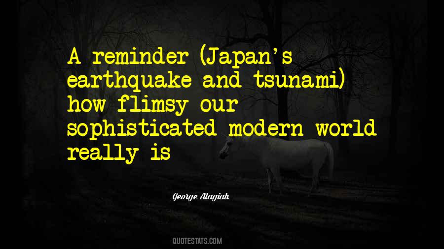 Quotes About Earthquake And Tsunami #1728539
