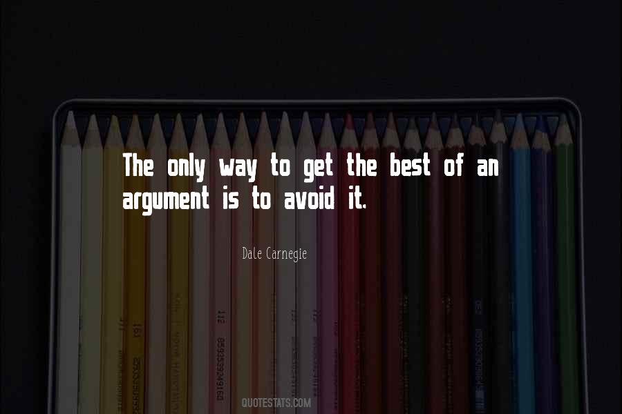 Best Way To Avoid Quotes #1031712