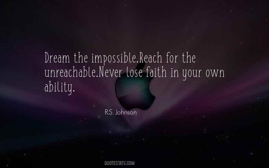 Dream Impossible Quotes #1049723