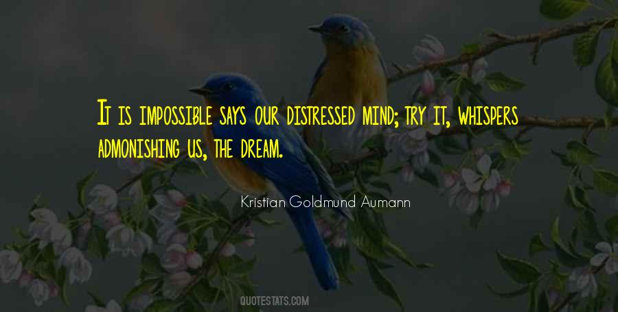 Dream Impossible Quotes #1179382