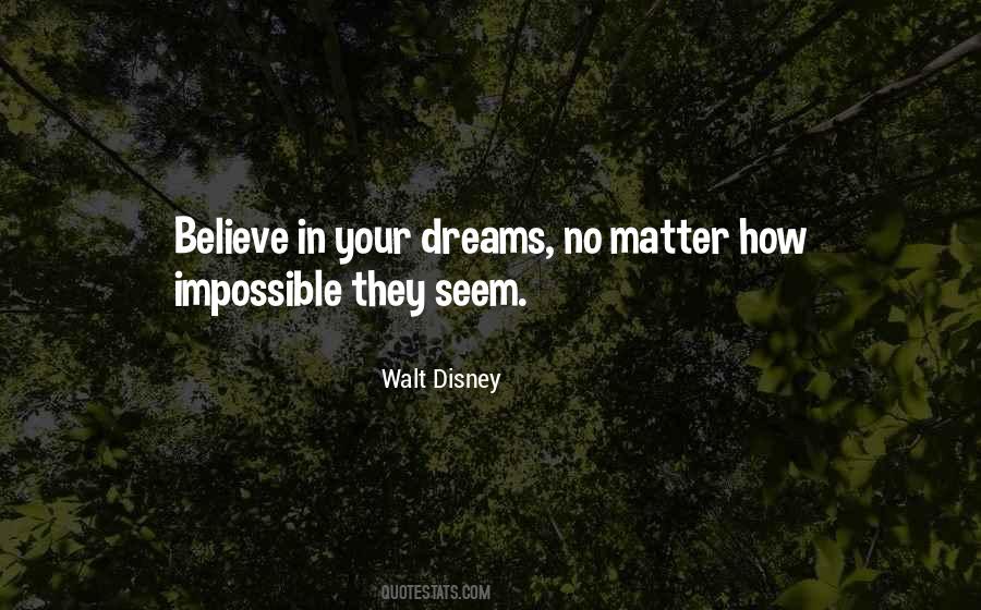 Dream Impossible Quotes #4249
