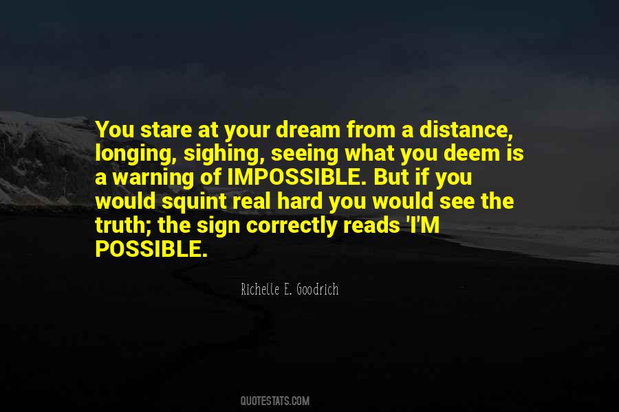 Dream Impossible Quotes #606552