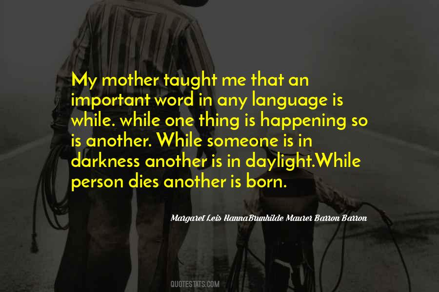 Word Is Important Quotes #1160214