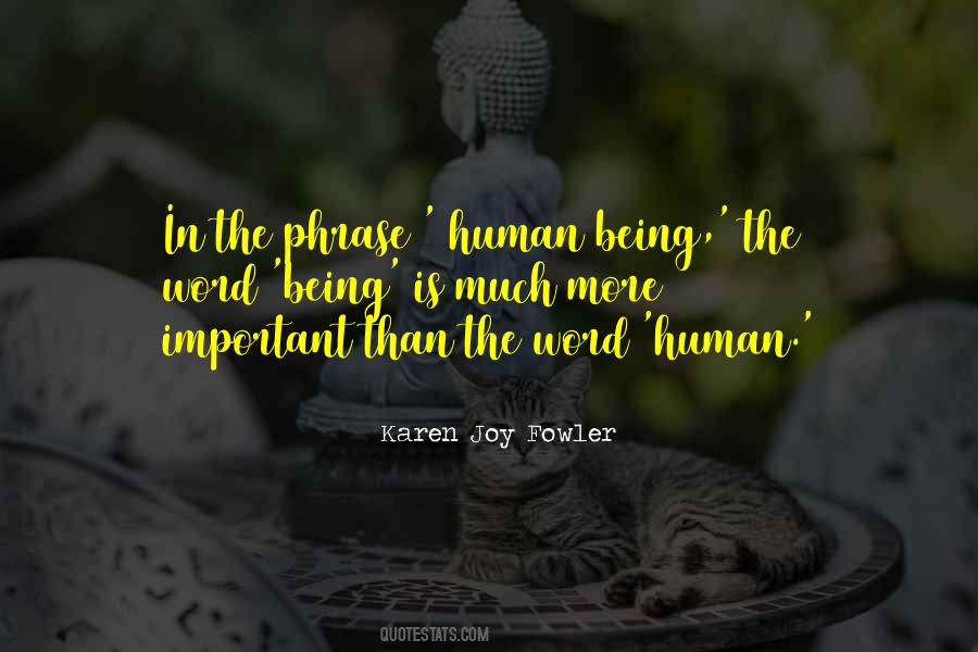 Word Is Important Quotes #1403120