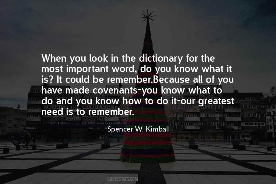 Word Is Important Quotes #1512179