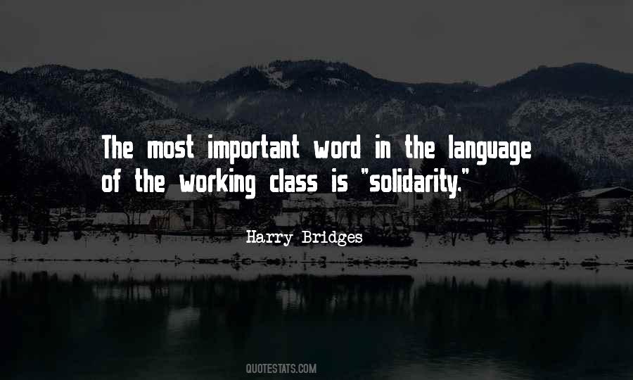 Word Is Important Quotes #1739303
