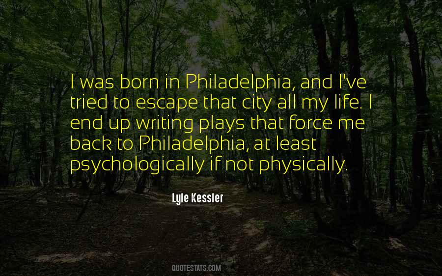 Life And City Quotes #1114026