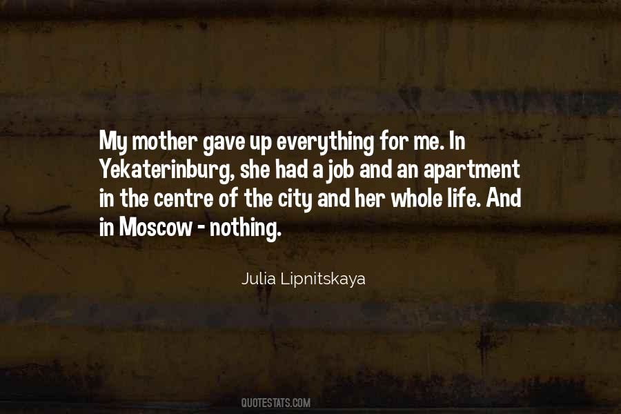Life And City Quotes #1454073