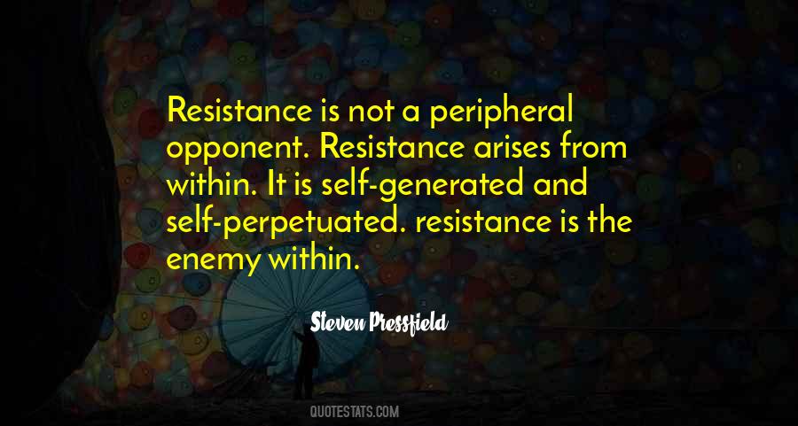 The Enemy Is Within Quotes #1214431