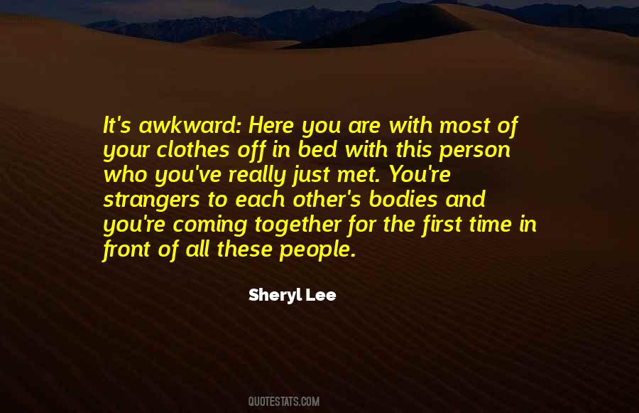 In Bed Together Quotes #1120287