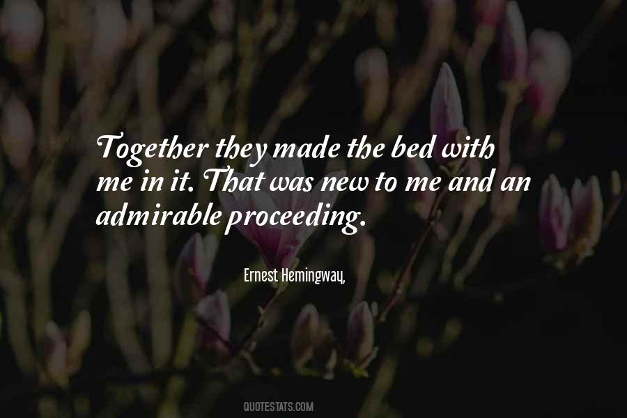 In Bed Together Quotes #906636