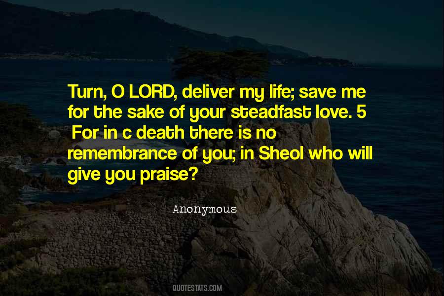 Steadfast Love Of The Lord Quotes #708516